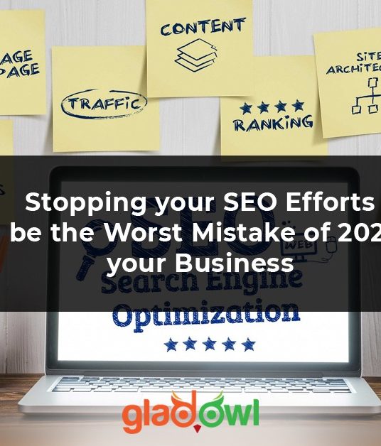 Stopping your SEO Efforts can be the Worst Mistake of 2020 for your Business